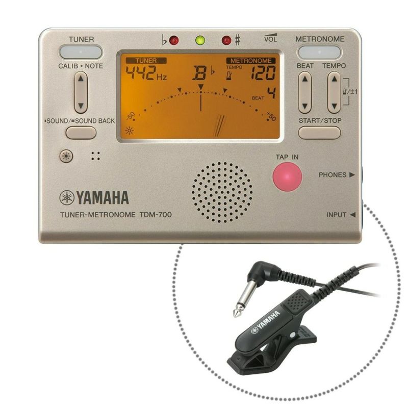 ヤマハ TDM-700GM チューナーメトロノーム＆チューナーマイク