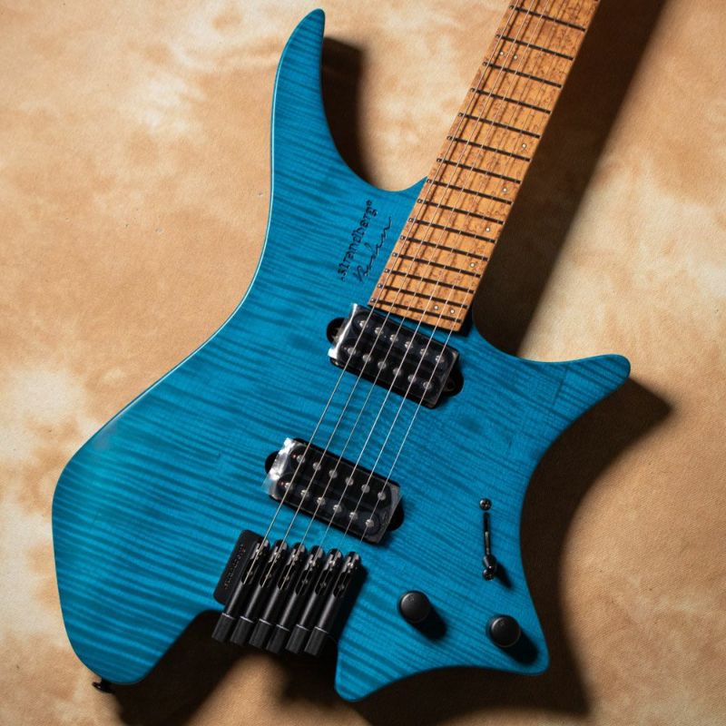 strandberg/Boden Original 6 (Blue/Maple) w/Suhr Humbucker P.U ...