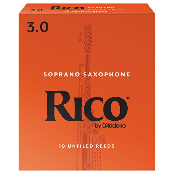 RICOリコソプラノサックスリード【リコ3】(10枚入)