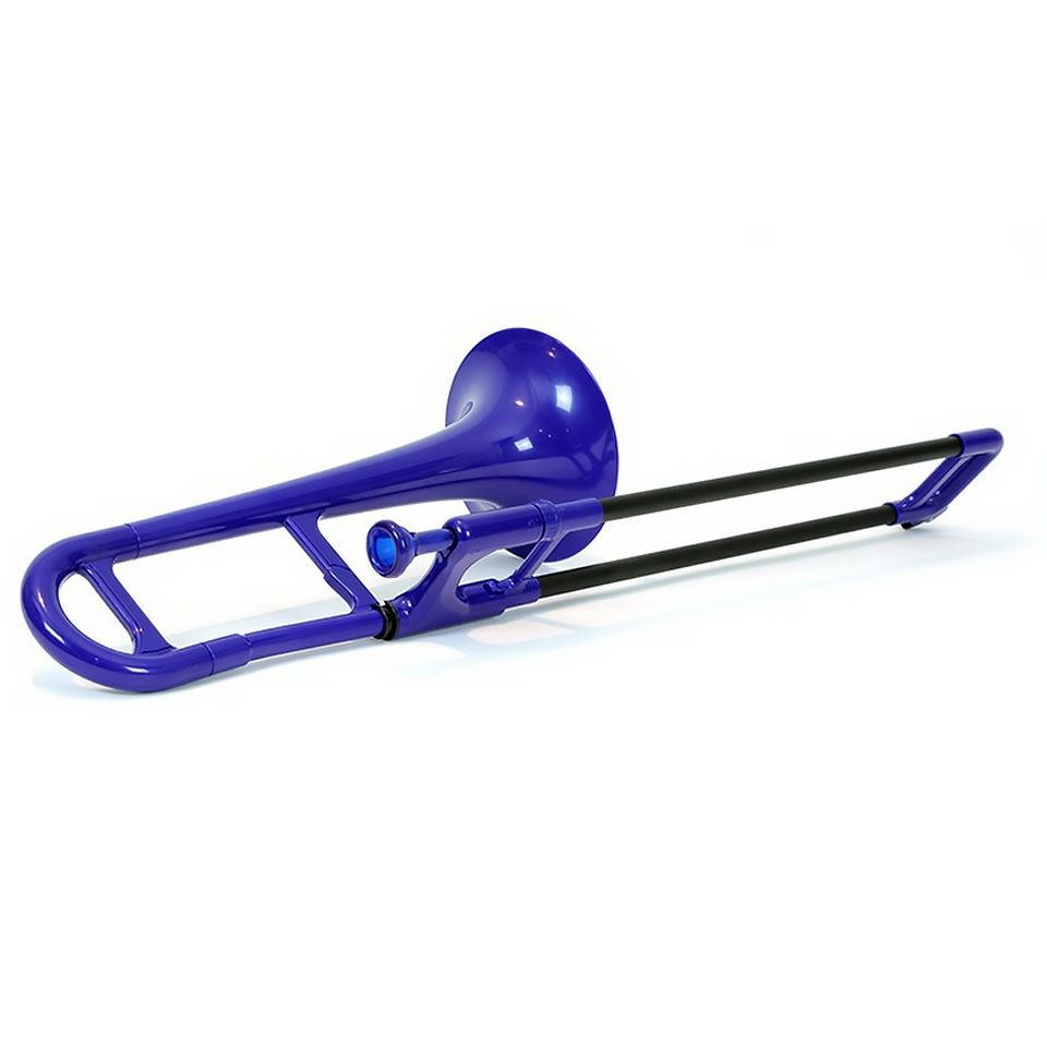 pBONEmini/ピーボーンミニ「プラスチック製トロンボーンブルー」