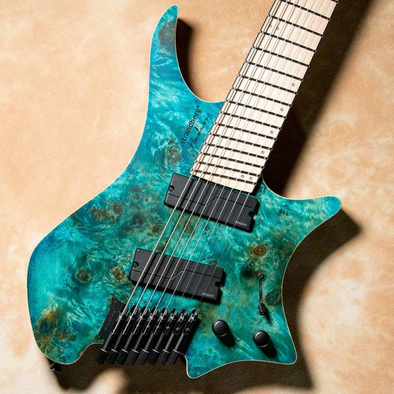strandberg/Boden J8 Standard HH Turquoise Popular Burl