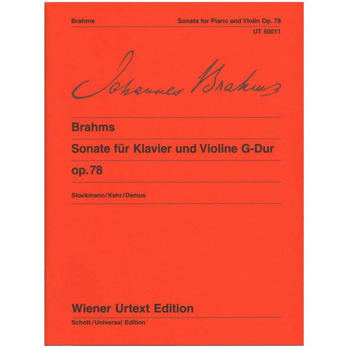 【ヴァイオリン楽譜】ヴァイオリン・ソナタ第1番ト長調（ストックマン校訂）/Sonata No. 1 In G Op. 78 | 宮地楽器 ...