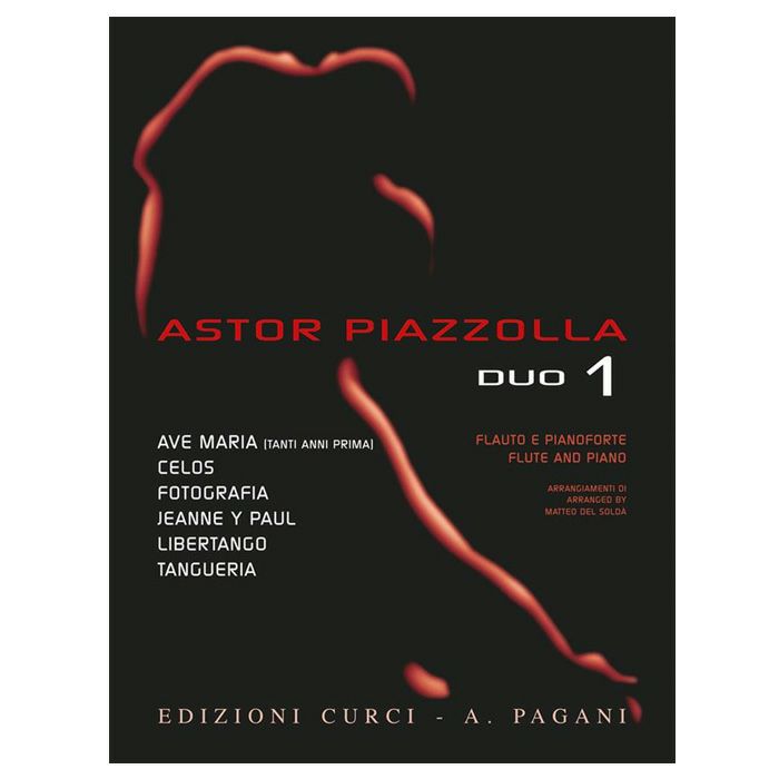 フルート楽譜】ピアソラ・デュオ曲（二重奏曲）集1巻/Astor Piazzolla