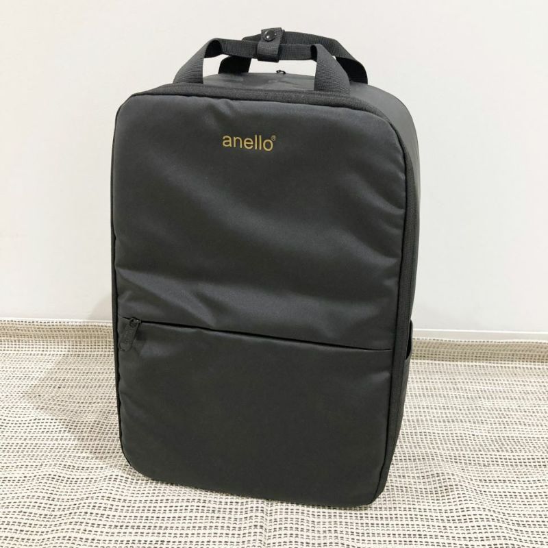 数量限定カラー anello × Pearl Flute フルート リュック バッグ ANLFLB1 BG ブラック＆ゴールド 宮地