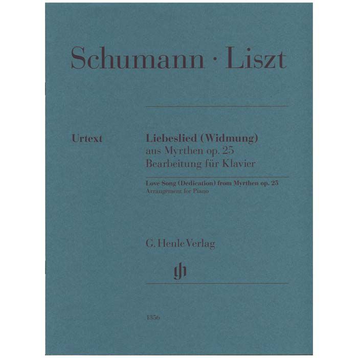 愛の歌（献呈)S566LWA133：歌曲集「ミルテの花」op.25より