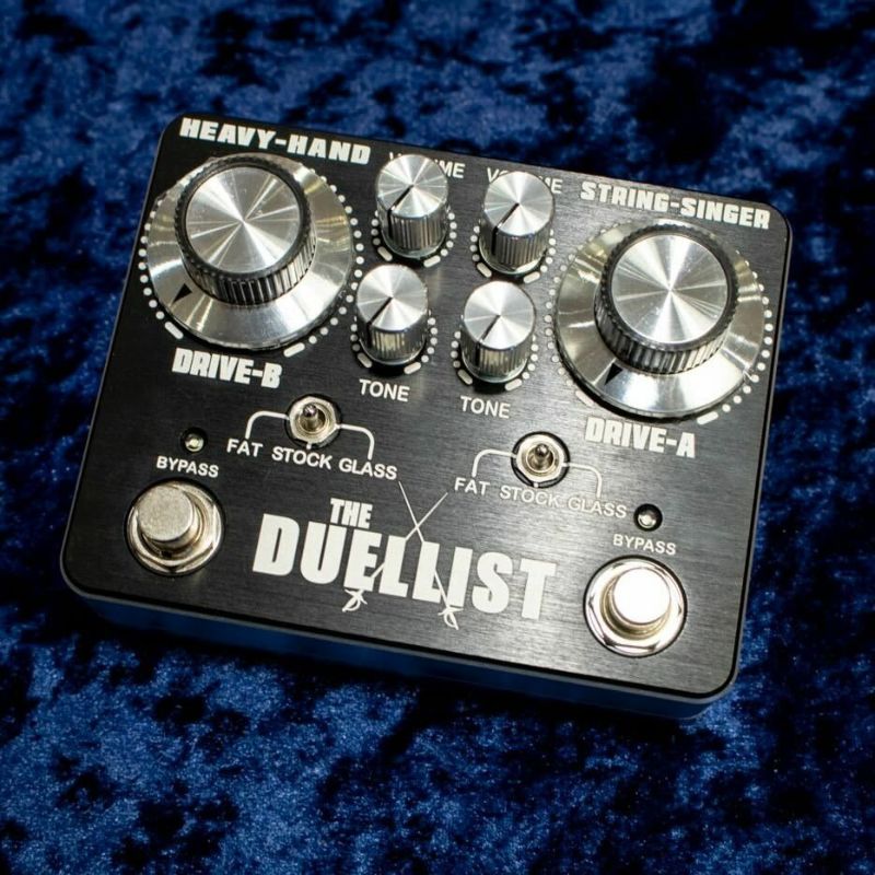 KING TONE GUITAR/The Duellist Black Panel【シルバー筐体に KING TONE GUITAR/The Duellist Black Panel【シルバー筐体に