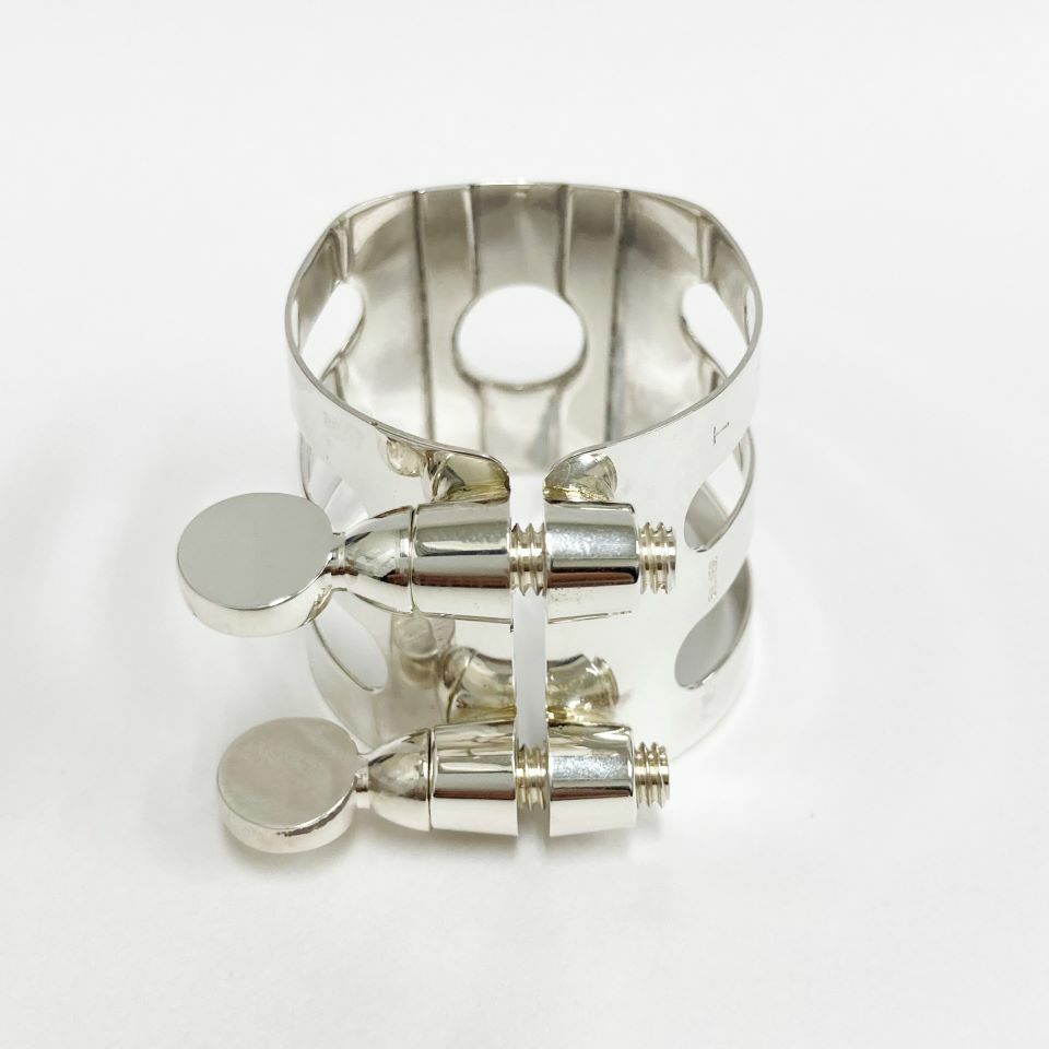 ウッドストーン テナーサックス リガチャー 総銀 SS メッキなし