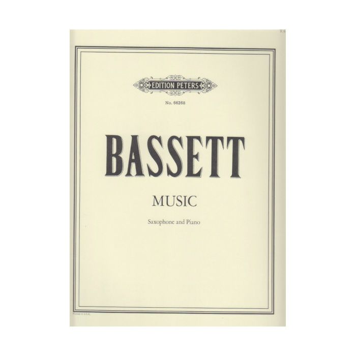 サクソフォーンとピアノのための音楽